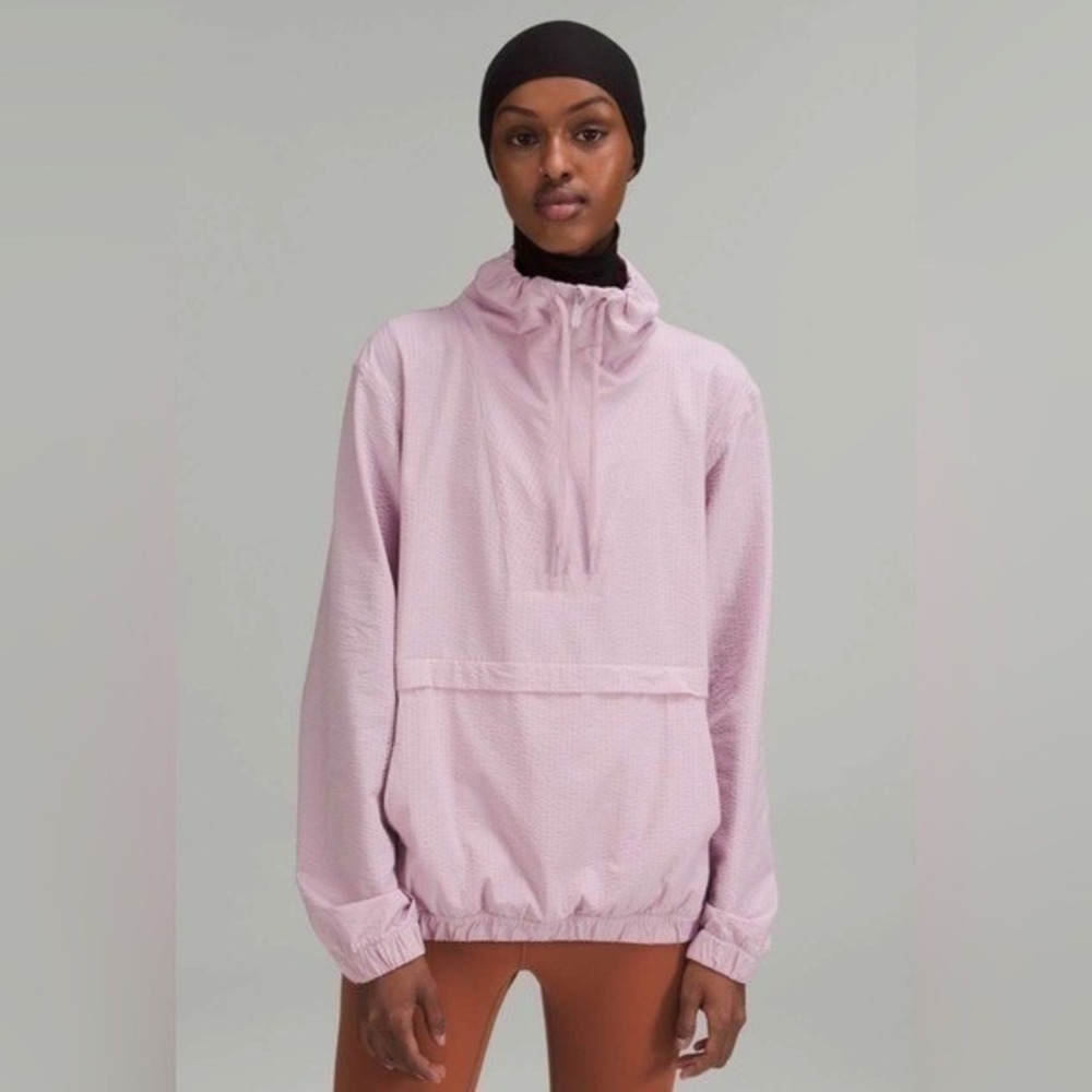 NWT Lululemon Pack Light Pullover *Packable Dusty Rose 4 Outdoors Hiking UV